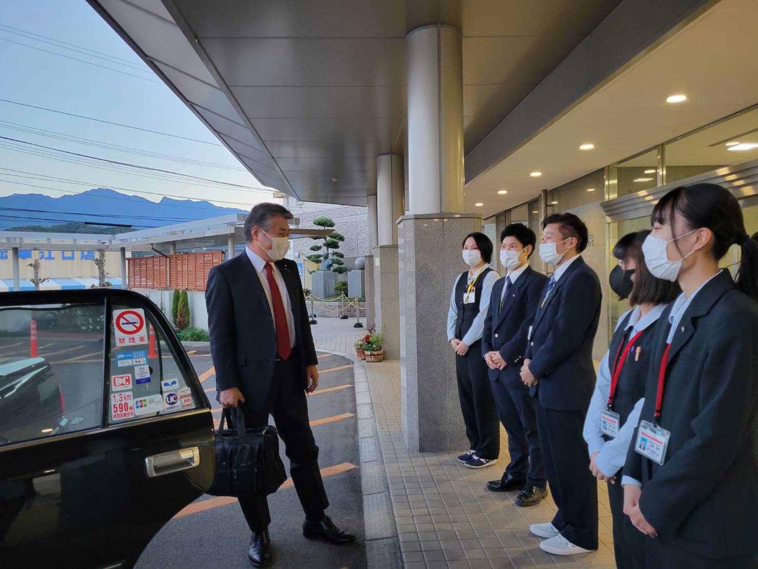 石田先生と看護学生